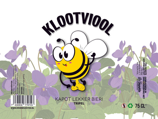 Speciaalbier Klootviool Tripel - 75cl