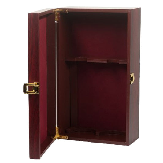 Wijnkist bordeaux 2-vaks