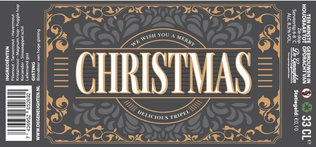 ,Speciaalbier Christmas Delicious Tripel - 33cl