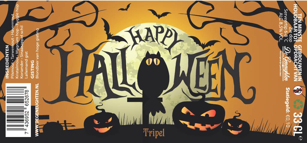 ,Speciaalbier Happy Halloween Tripel - 33cl