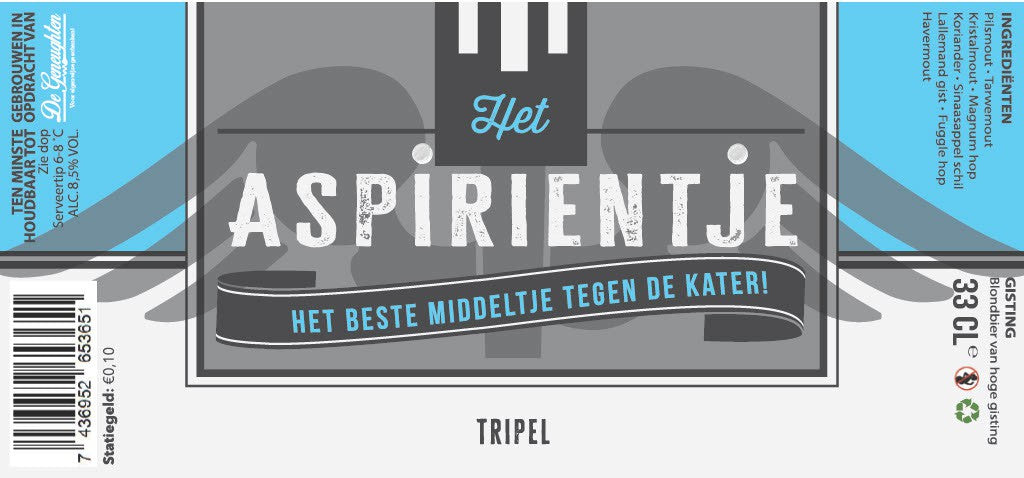 ,Speciaalbier Het Aspirientje Tripel - 33cl