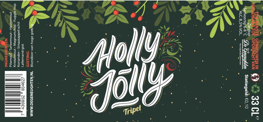 ,Speciaalbier Holly Jolly Tripel - 33cl