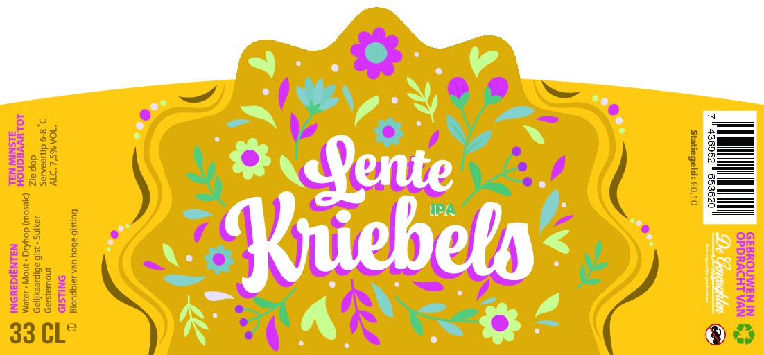 ,Speciaalbier Lente Kriebels IPA - 33cl