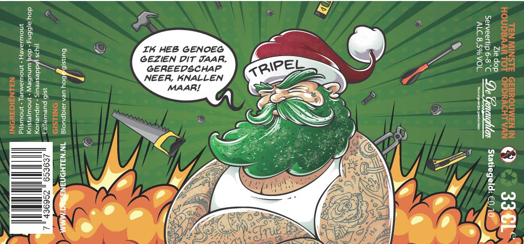 Speciaalbier Stoere Kerstman Tripel - 33cl,Speciaalbier Stoere Kerstman Tripel - 33cl