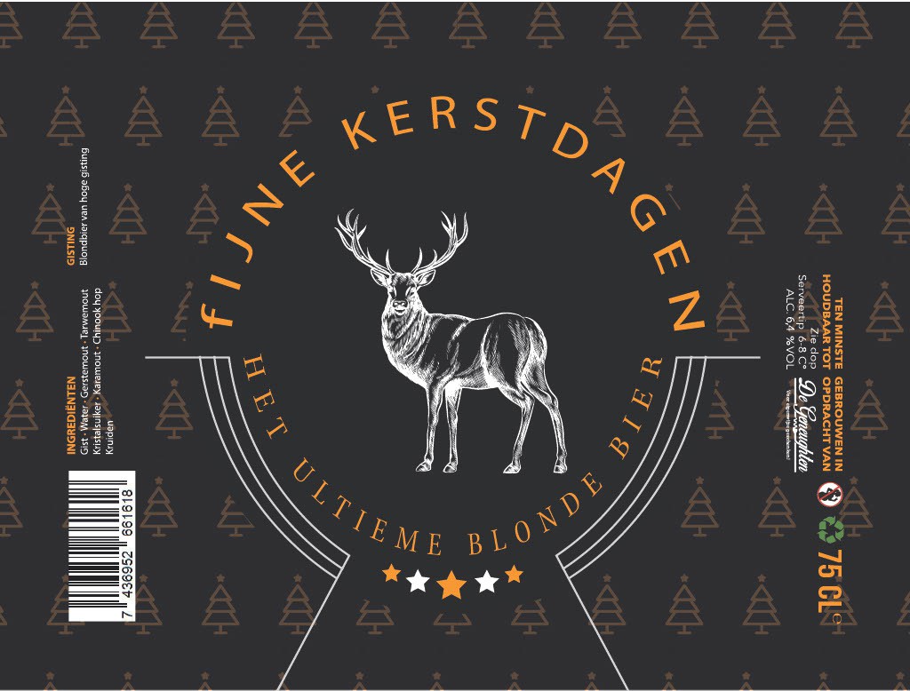 ,Speciaalbier Rendier Blond - 75cl