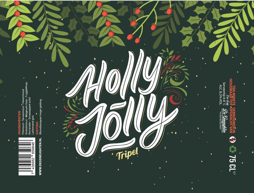 Speciaalbier Holly Jolly Tripel - 75cl,Speciaalbier Holly Jolly Tripel - 75cl