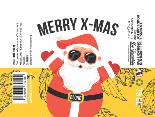 Speciaalbier Merry X-mas Blond - 75cl