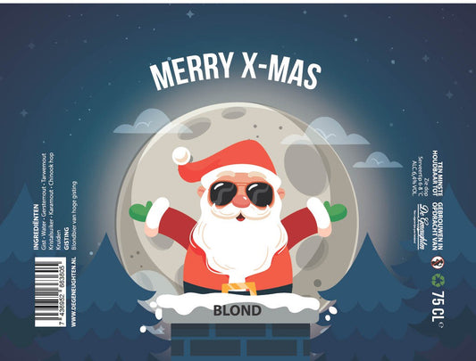 Speciaalbier Merry X-mas 2.0 Blond - 75cl