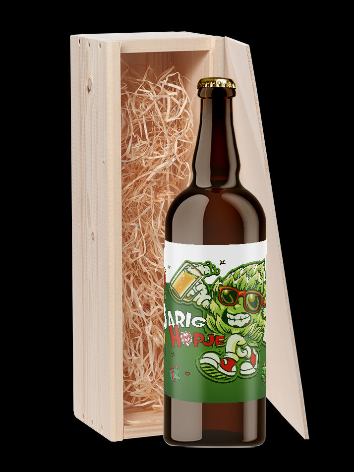 Speciaalbier cadeau Jarig Hopje Blond 1x75cl