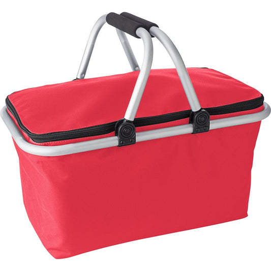 Boodschappenmand rood met koelvak