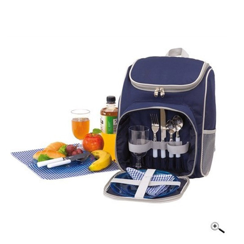 Picknicktas backpack blauw