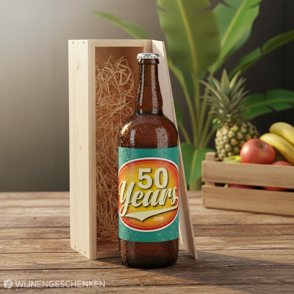 Speciaalbier cadeau 50 Years Blond 1x75cl
