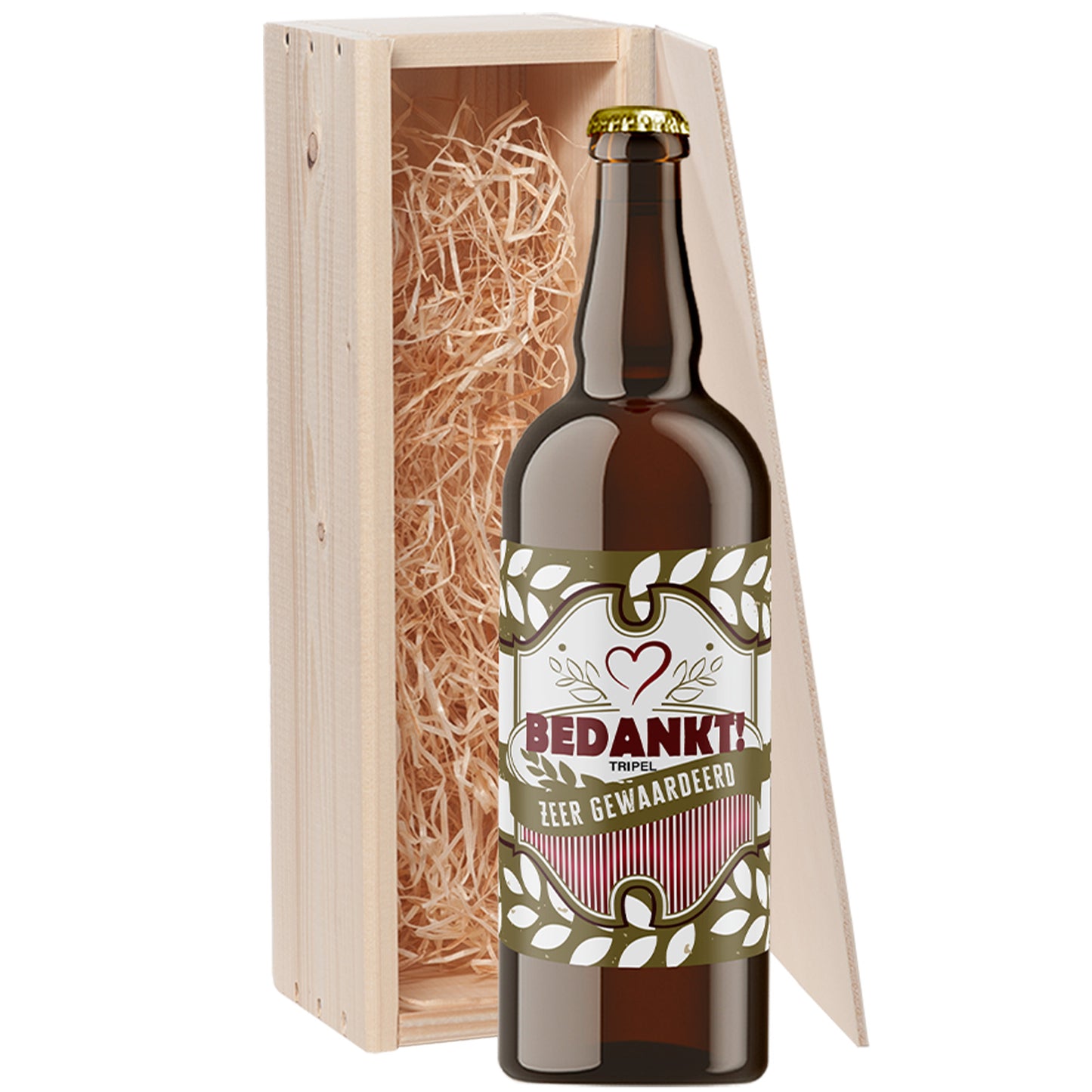 Speciaalbier cadeau Bedankt! Tripel 1x75cl