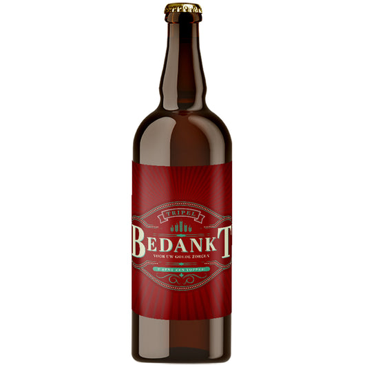 Speciaalbier Bedankt voor uw goede zorgen Tripel - 75cl