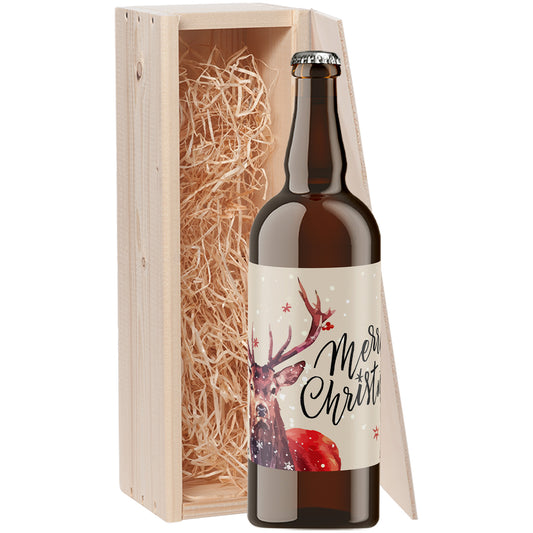 Speciaalbier cadeau Beige Rendier Blond 1x75cl