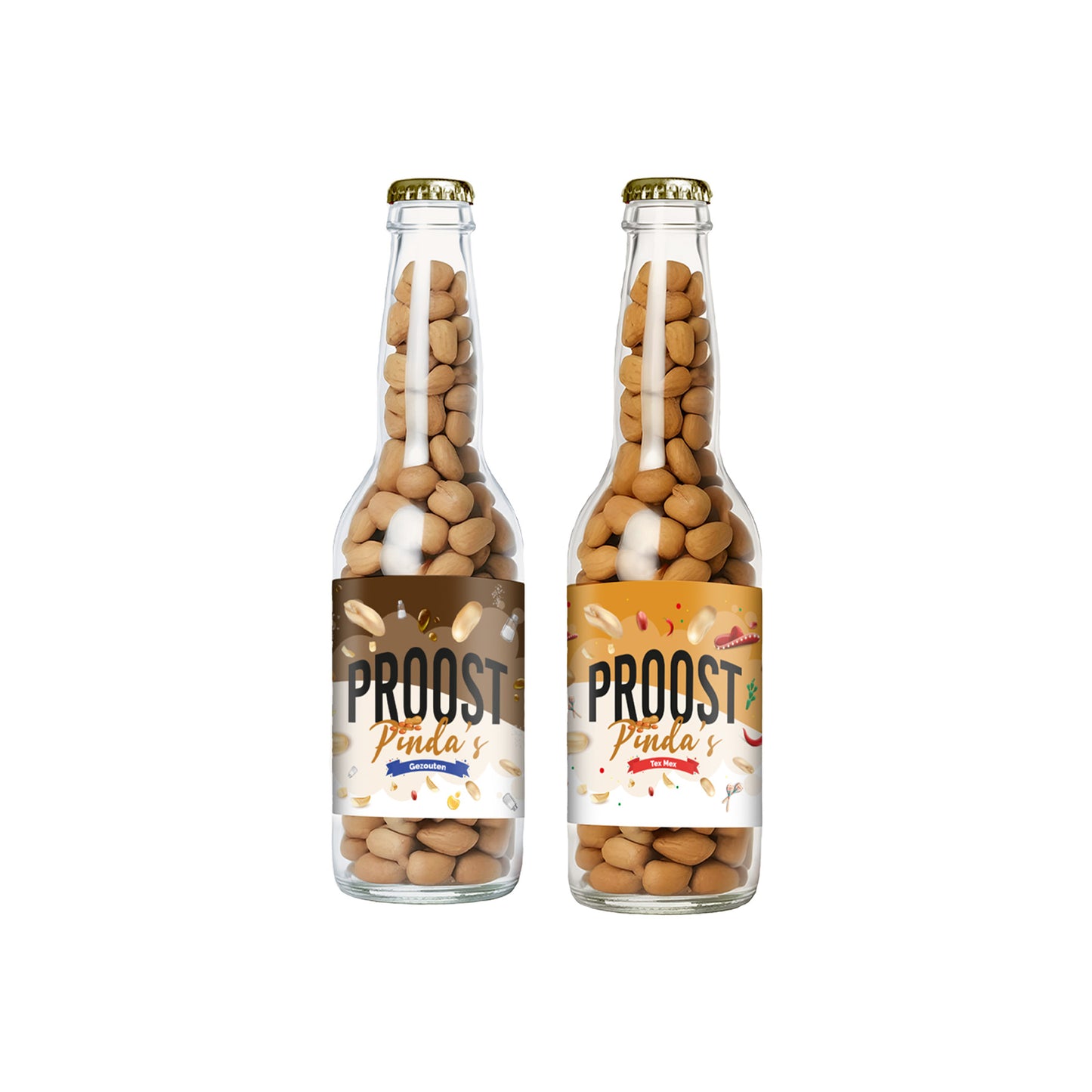 Bier pakket Effe Pruuve - 10x33cl, 2x220gr