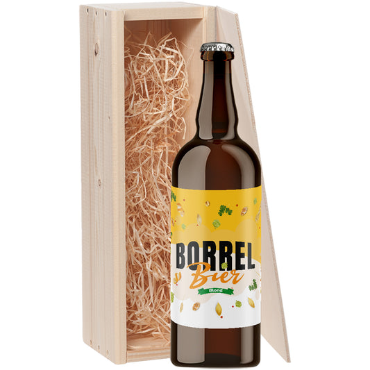 Speciaalbier cadeau Borrel Bier Blond 1x75cl