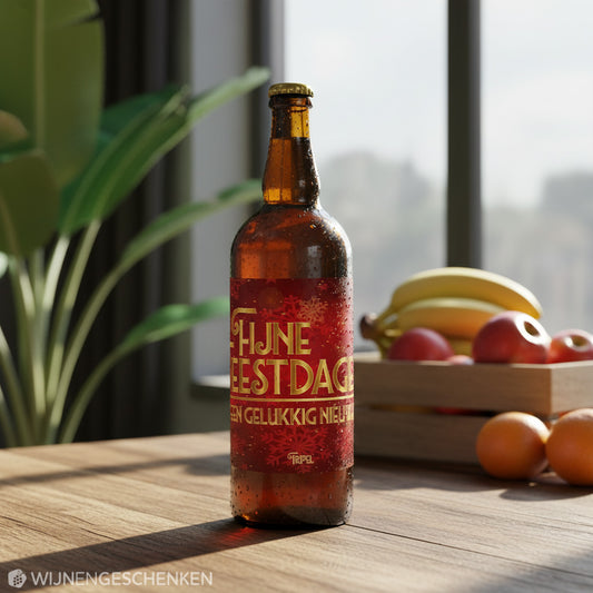 Speciaalbier Fijne Feestdagen & Een Gelukkig Nieuwjaar Tripel - 75cl