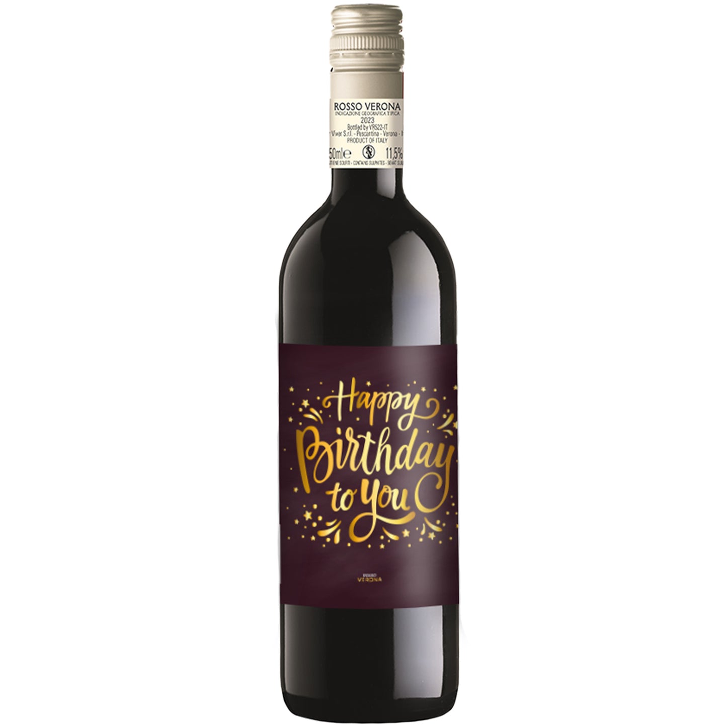 Rode Wijn Happy Birthday Rosso Verona - 75cl