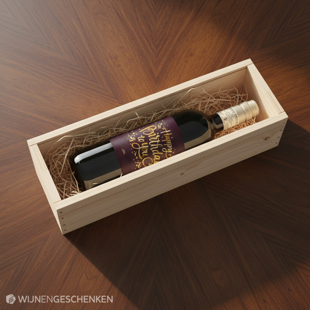 Wijncadeau Happy Birthday Rosso Verona 1x75cl