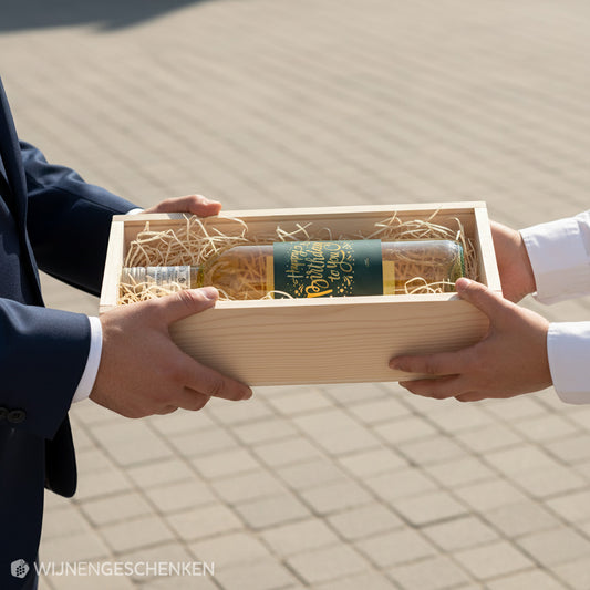 Wijncadeau Happy Birthday Bianco Verona 1x75cl