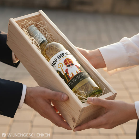 Wijncadeau Hop Hop Hop Bianco Verona 1x75cl