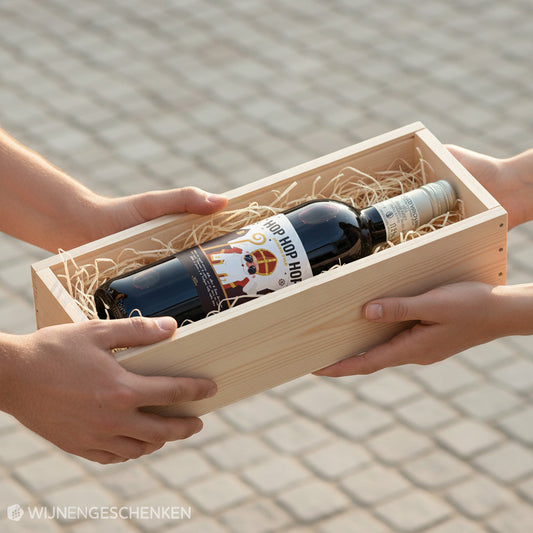 Wijncadeau Hop Hop Hop Rosso Verona 1x75cl