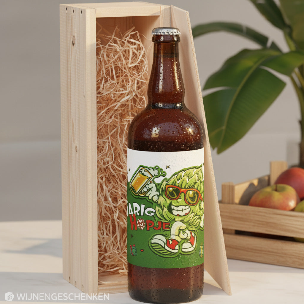 Speciaalbier cadeau Jarig Hopje Blond 1x75cl