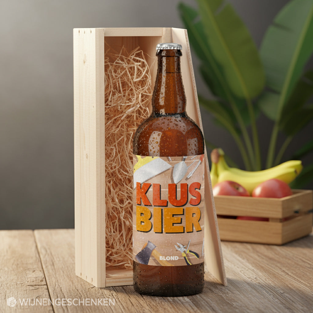 Speciaalbier cadeau Klusbier Blond 1x75cl