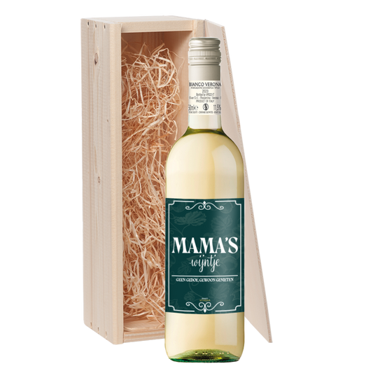 Wijncadeau Mama's Wijntje Bianco Verona 1x75cl