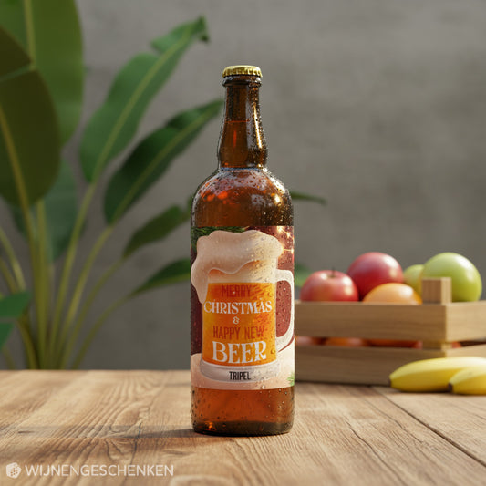 Speciaalbier Merry Christmas & Happy New Beer Tripel - 75cl
