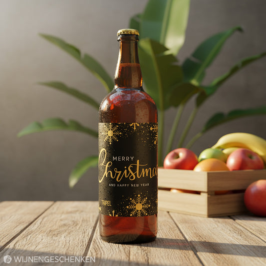 Speciaalbier Merry Christmas Zwart Goud Tripel - 75cl