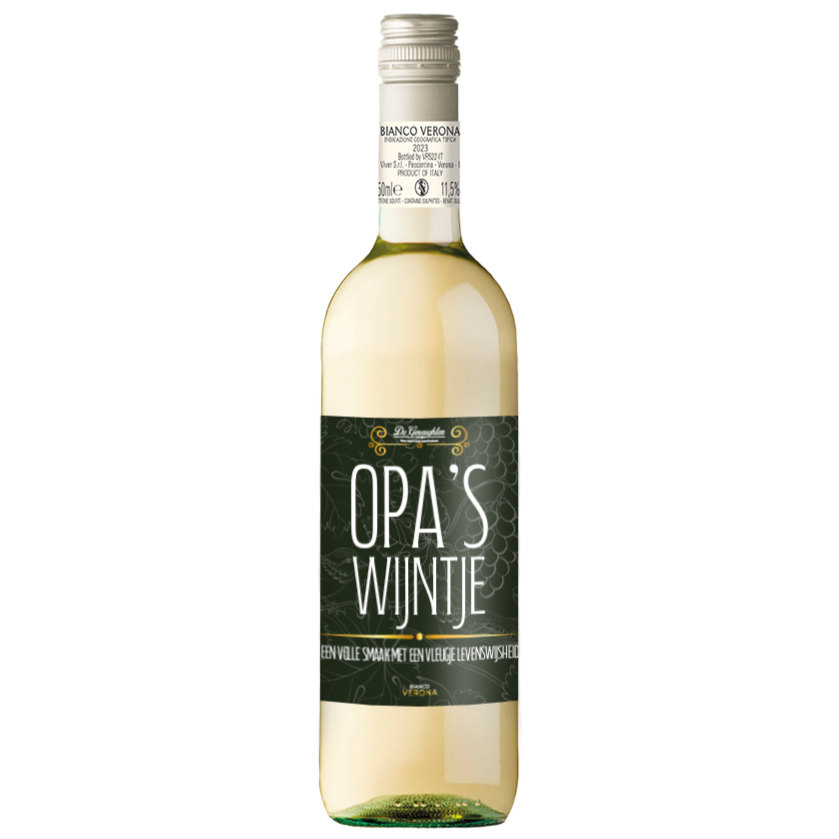 Witte Wijn Opa's Wijn Bianco Verona - 75cl
