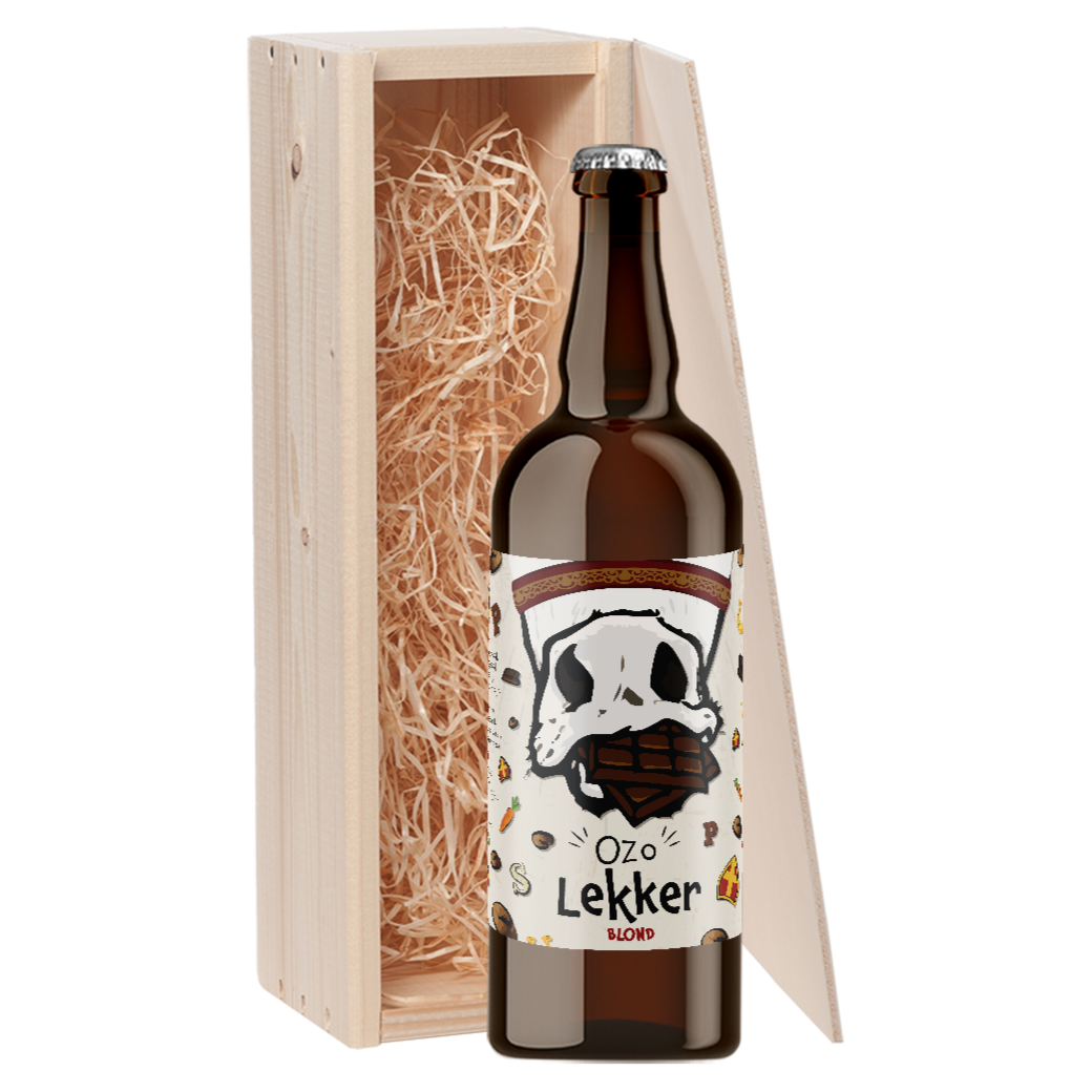 Speciaalbier cadeau Ozo Lekker Blond 1x75cl