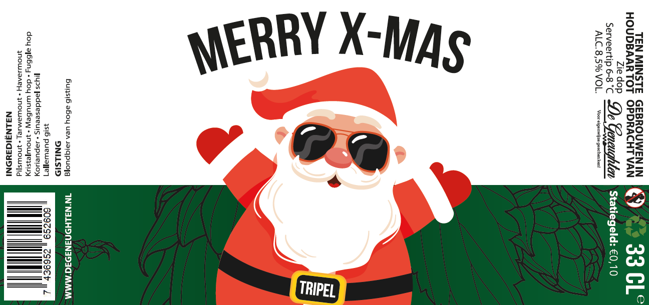 Speciaalbier Merry X-mas Tripel - 33cl