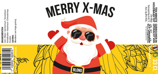 Speciaalbier Merry X-mas Blond - 33cl