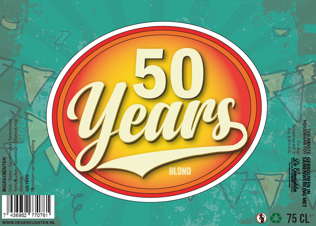 Speciaalbier 50 Years Blond - 75cl