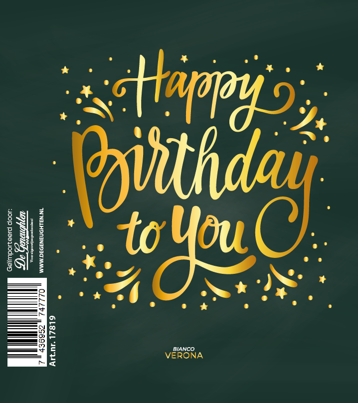 Witte Wijn Happy Birthday Bianco Verona - 75cl