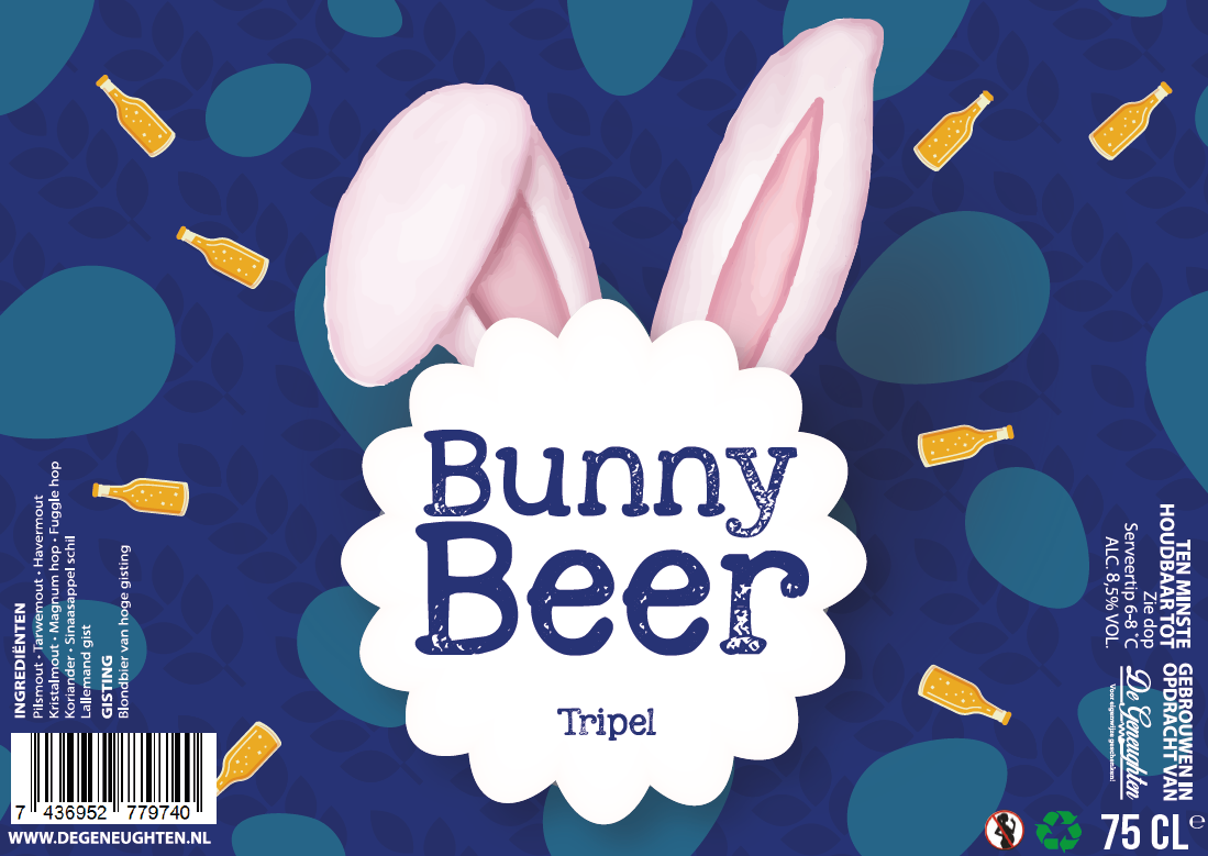 Speciaalbier Bunny Beer Tripel - 75cl