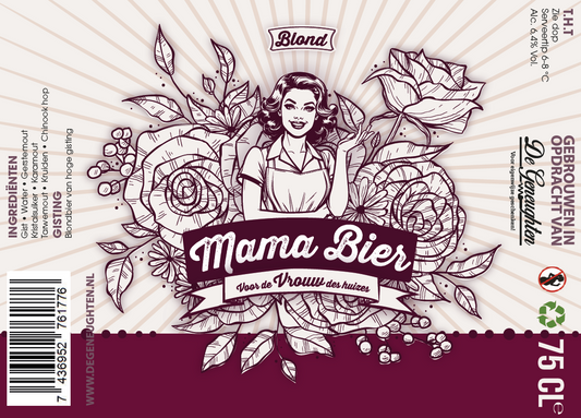 Speciaalbier Mama Bier Blond - 75cl