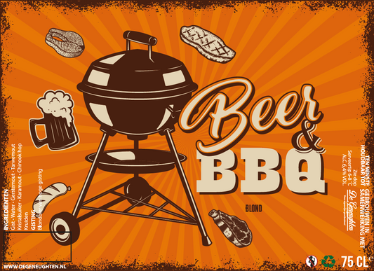 Speciaalbier Beer & BBQ Blond - 75cl