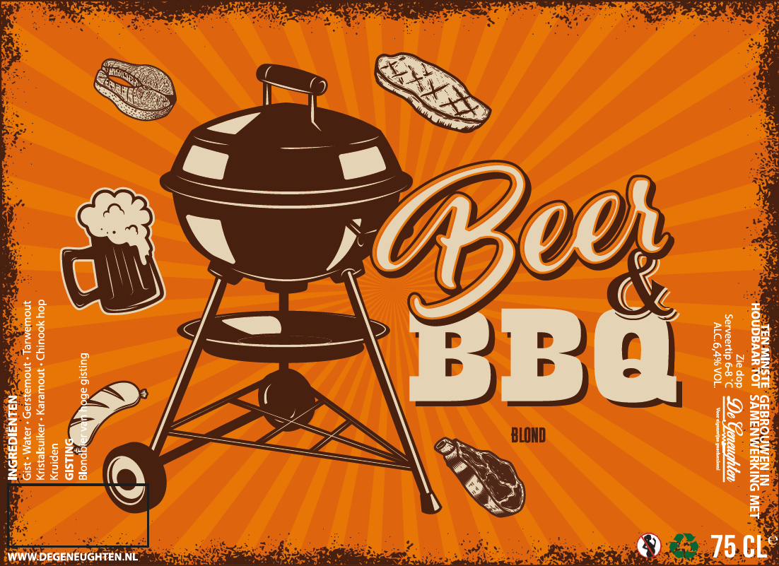 Speciaalbier Beer & BBQ Blond - 75cl