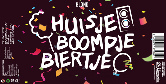 Speciaalbier Huisje, Boompje, Biertje Blond - 75cl