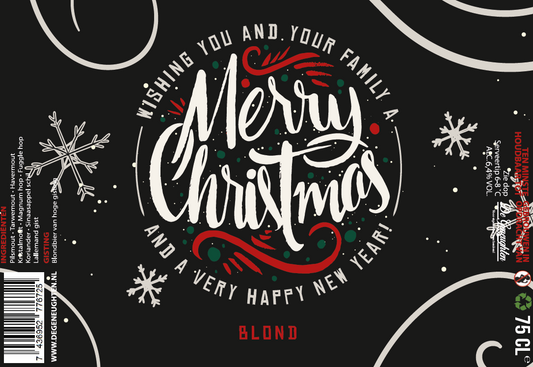 Speciaalbier Merry Christmas And A Very Happy New Year! Blond - 75cl