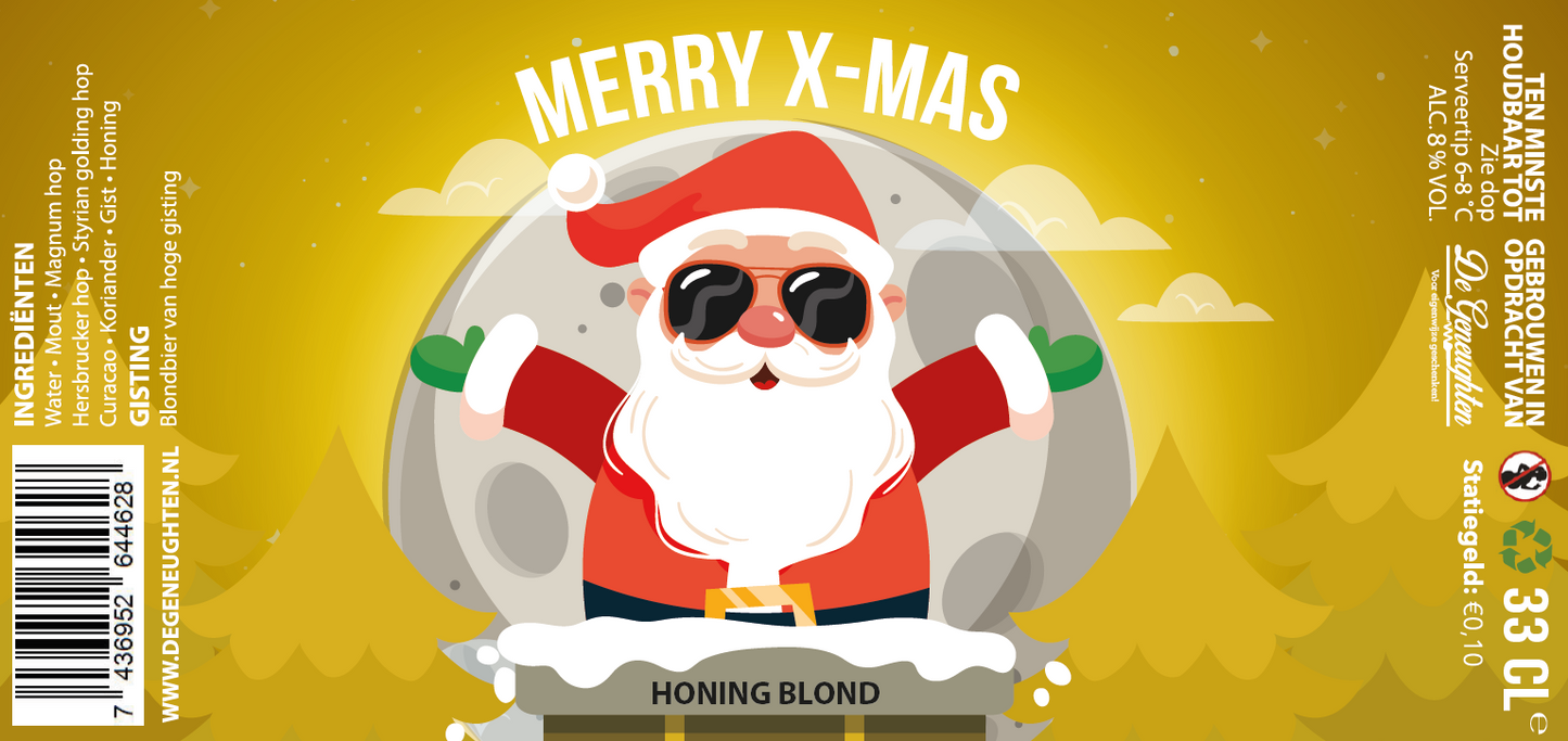 Speciaalbier Merry X-mas 2.0 Honing Blond - 33cl