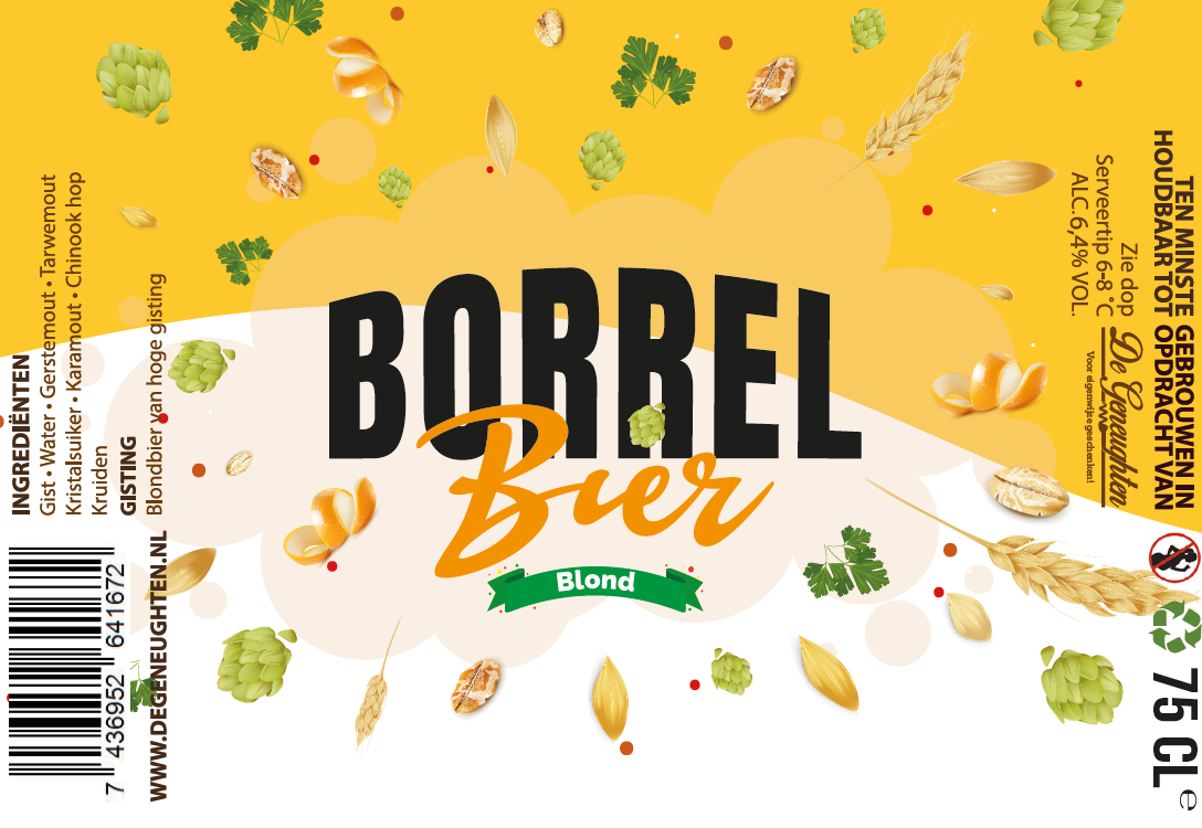 Speciaalbier Borrel Bier Blond - 75cl