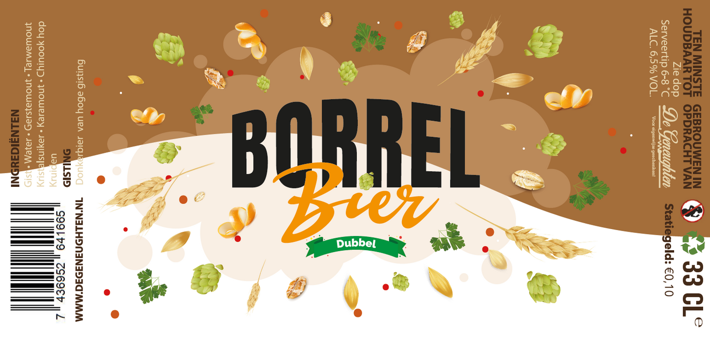 Speciaalbier Borrel Bier Dubbel - 33cl