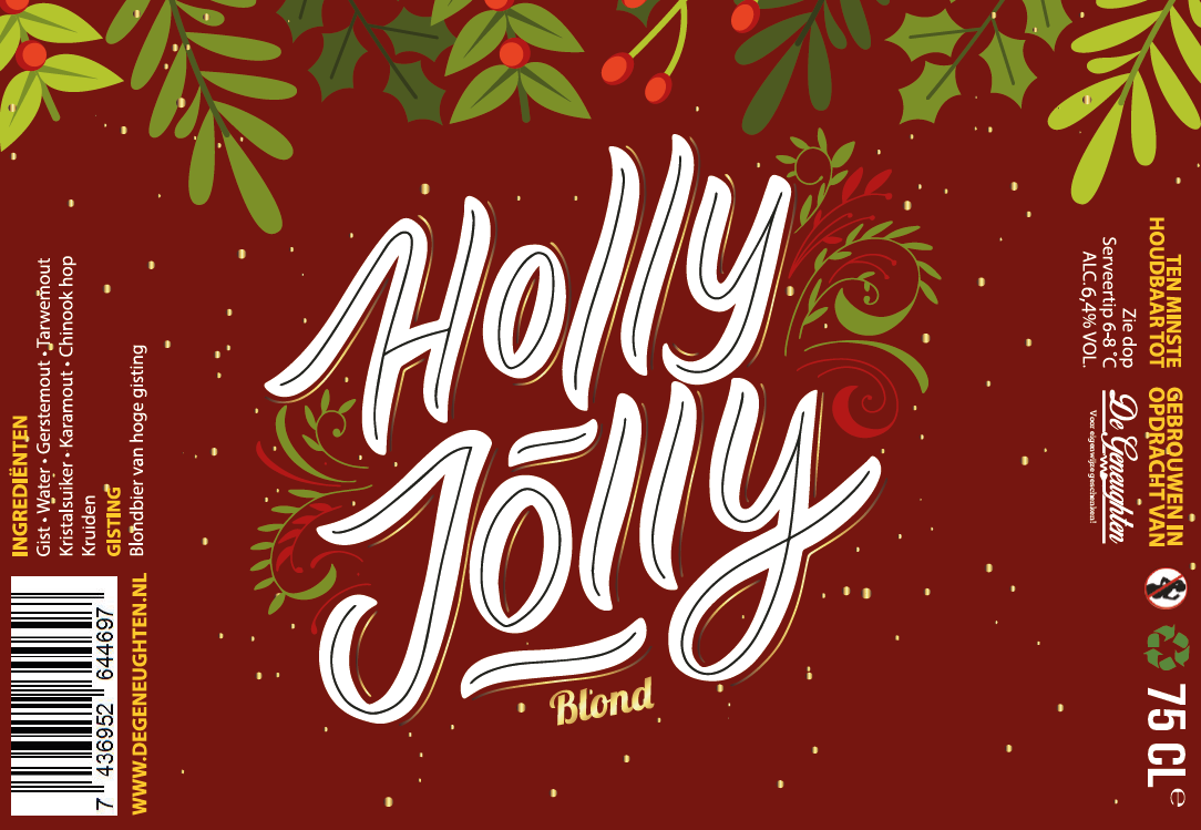Speciaalbier Holly Jolly Blond - 75cl