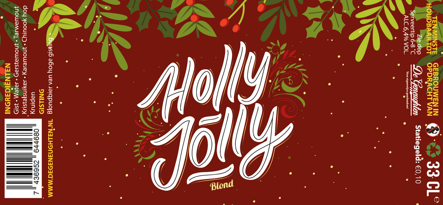 Speciaalbier Holly Jolly Blond - 33cl