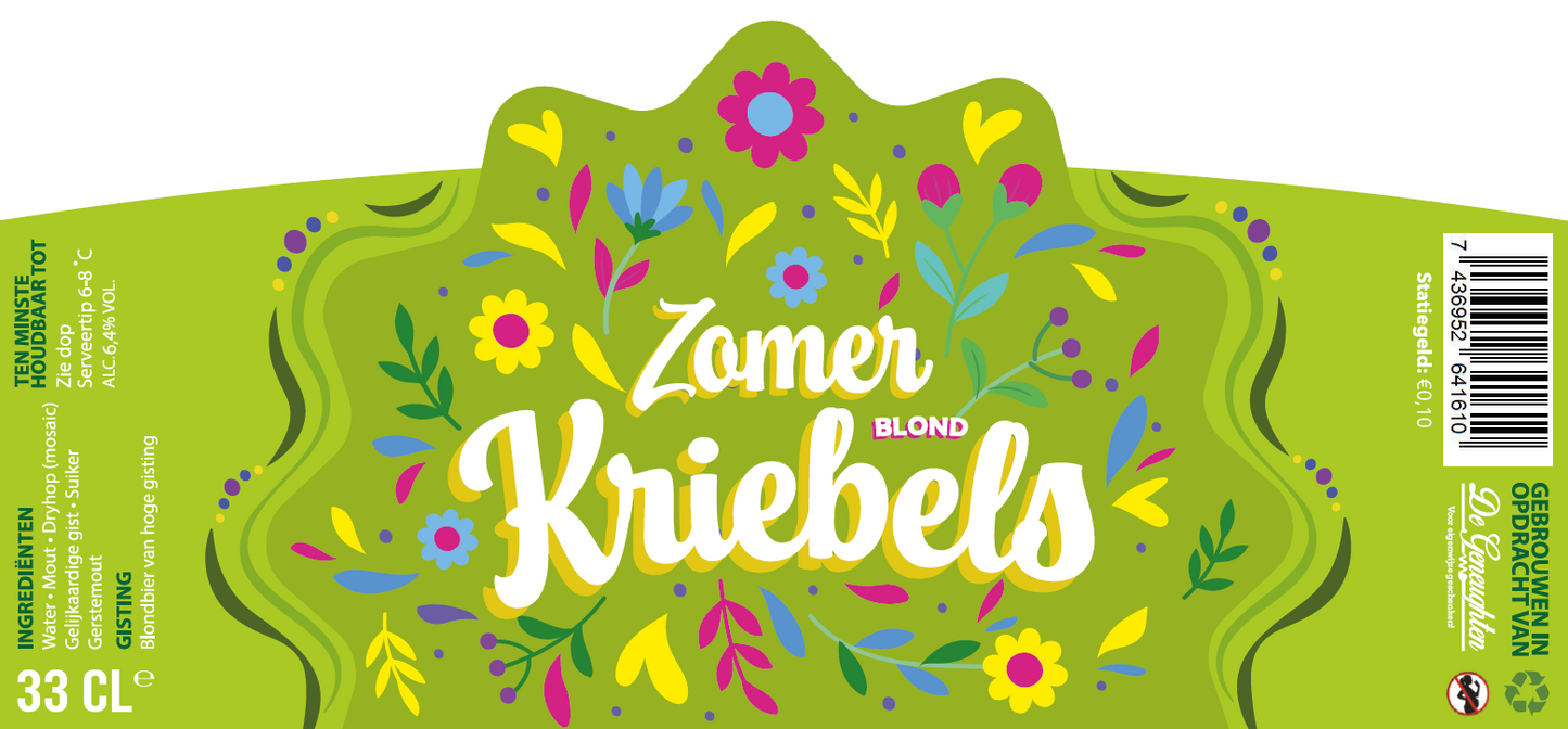 Speciaalbier Zomer Kriebels Blond - 33cl